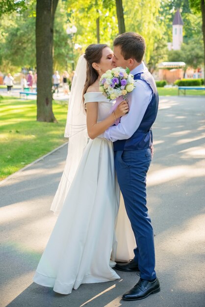 novios el día de la boda