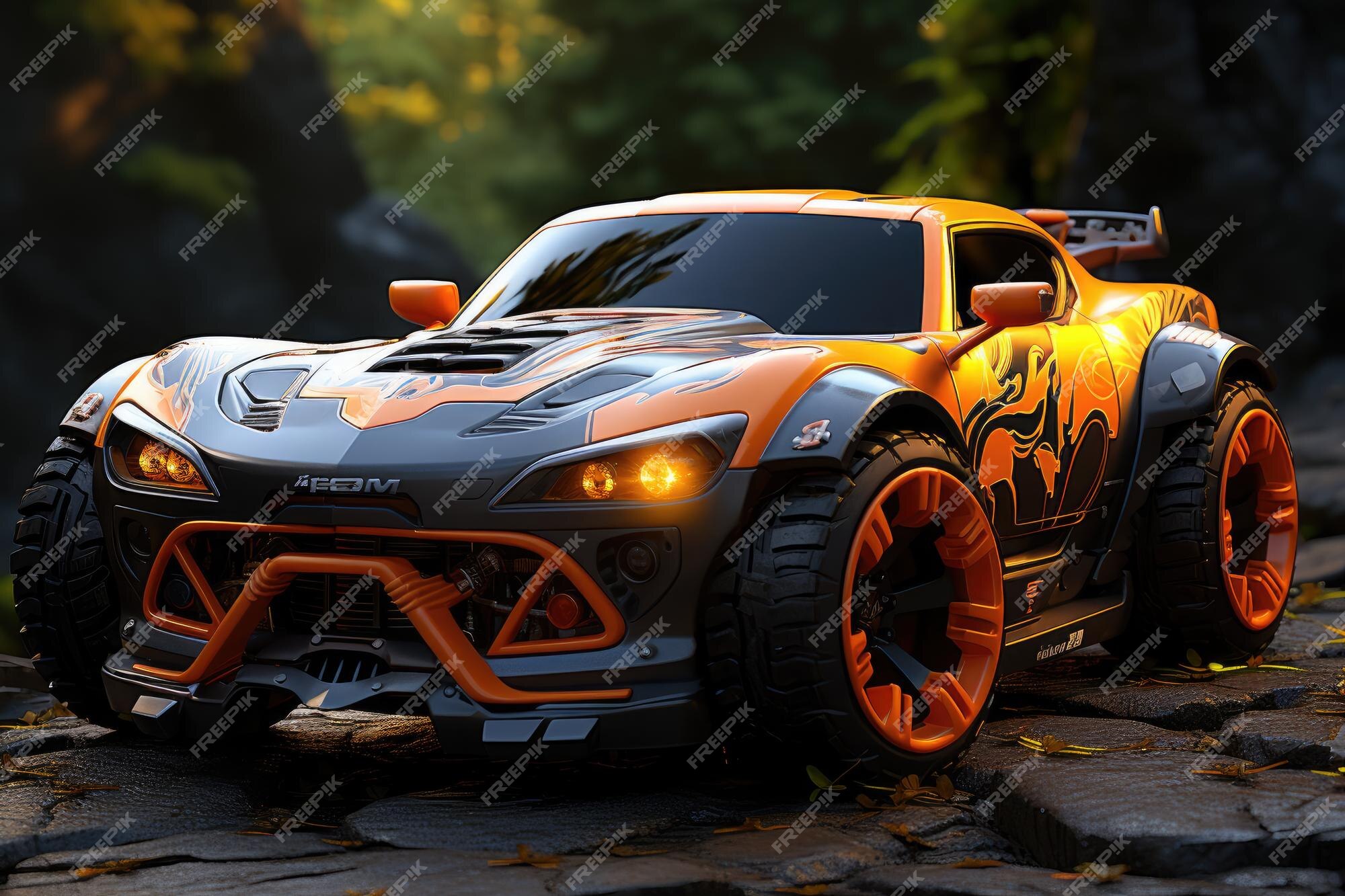 Novo conceito de design de carro de corrida hot wheels