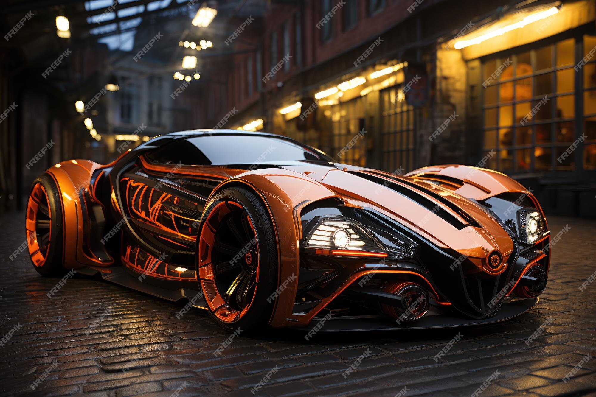 Novo conceito de design de carro de corrida hot wheels