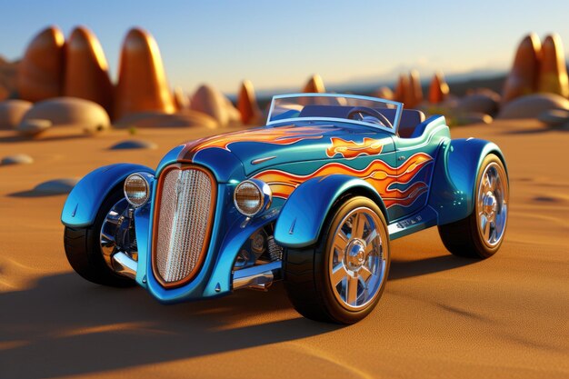 Novo conceito de design de carro de corrida hot wheels