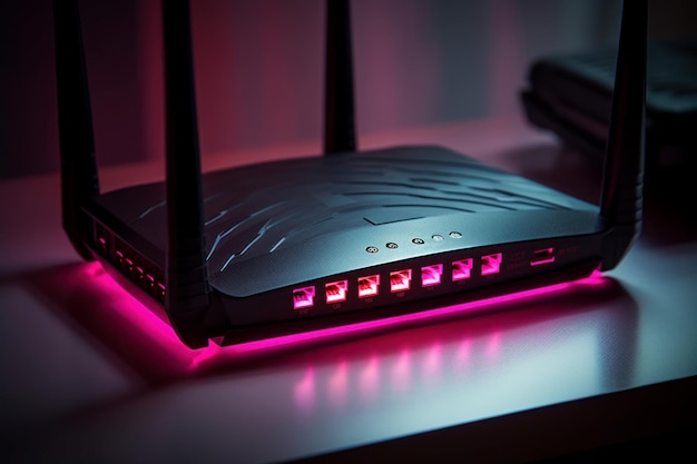 Novo modem wi-fi web wlan moderno gerar ai