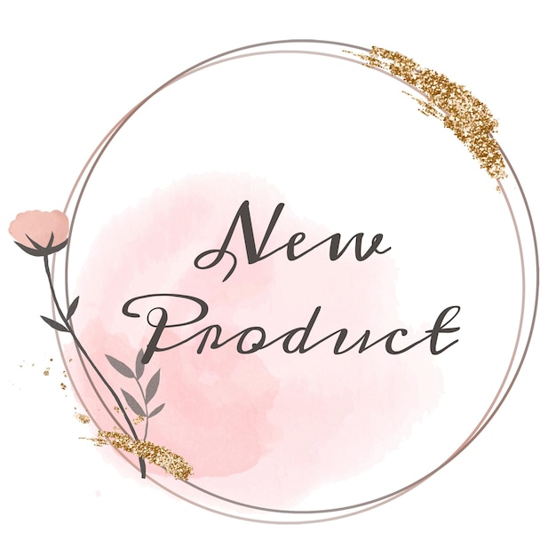 Novo produto png moldura floral