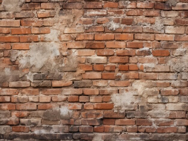 Novos blocos de tijolos de terracota castanhos Parede de fundo padrão de close-up com tijolos vermelhos ou casa de tijolos