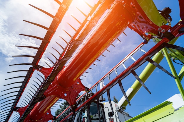 Novos detalhes de máquinas e equipamentos agrícolas modernos