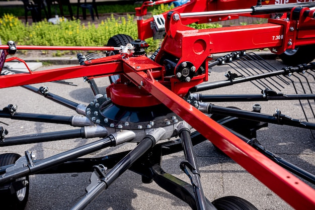 Novos detalhes de máquinas e equipamentos agrícolas modernos