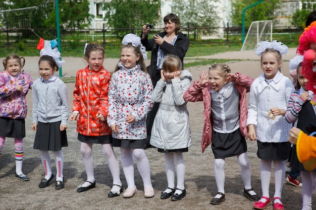 Nowosibirsk, Russland, 20. Mai 2016: Kindertag mit