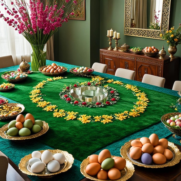 Nowruz el fondo de la imagen del año nuevo persa