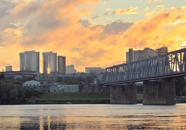 Nube ardiente sobre Novosibirsk