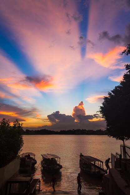 Nube de atardecer