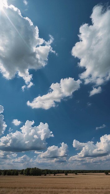 Nube blanca en el cielo azul estratosfera blanca día soleado puro fondo de la naturaleza