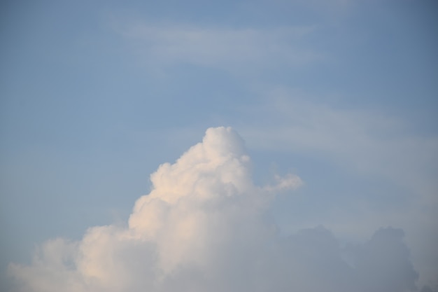 Nube de cielo azul