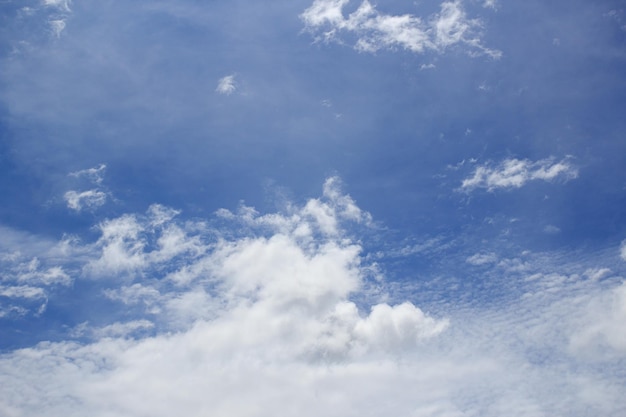 Nube en el cielo azul