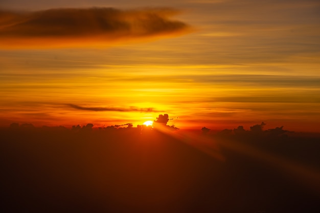 nube en el cielo