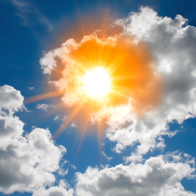 Foto una nube en el cielo