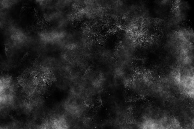 nube espacial negra en el espacio fondo blanco y negro