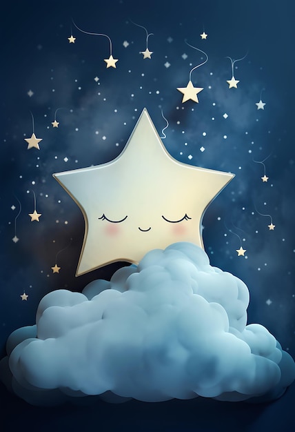 La nube de la estrella durmiente Un juguete de aplicación de ensueño nebuloso