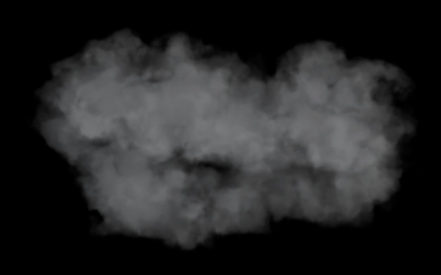 nube de humo renderizado en 3D