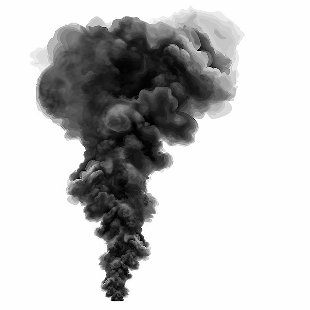 una nube negra que tiene la palabra humo en ella