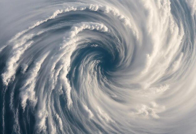 Una nube de tormenta sobre el planeta Tierra