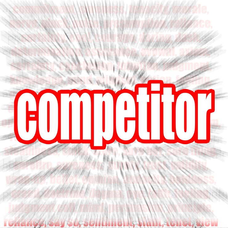 Foto nube de word de competidor