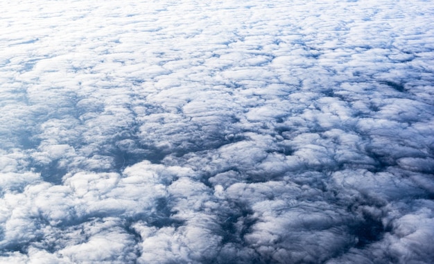 Nubes aero paisaje espacio clima