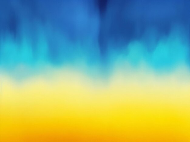 Foto nubes azules y amarillas de fondo generadas por ai