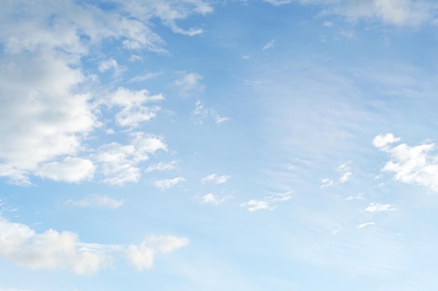 Nubes en el cielo azul