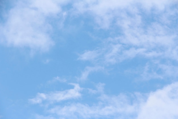 Nubes con cielo azul