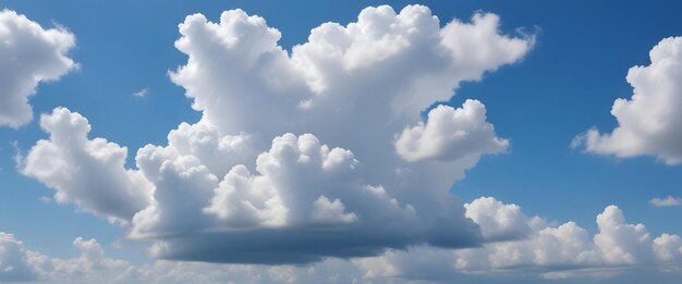 nubes en el cielo con un cielo azul