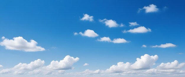 Foto nubes en el cielo con un cielo azul