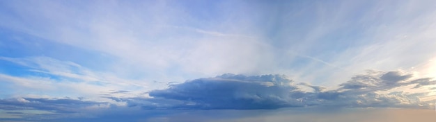 Nubes del cielo perfectas fondo panorámico hermosas nubes del cielo nubes en el cielo