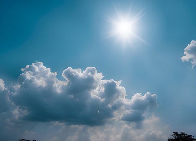 nubes en el cielo