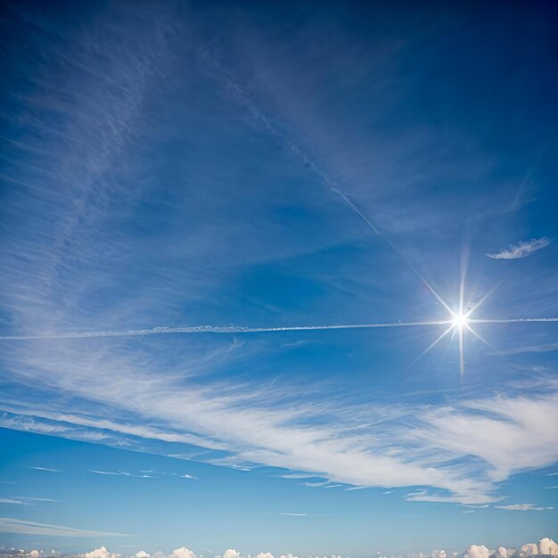 nubes en el cielo