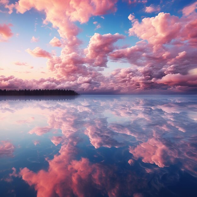 Foto nubes en el cielo