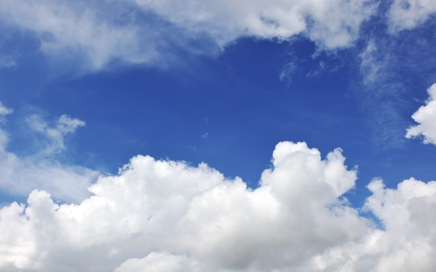 Nubes y cielo