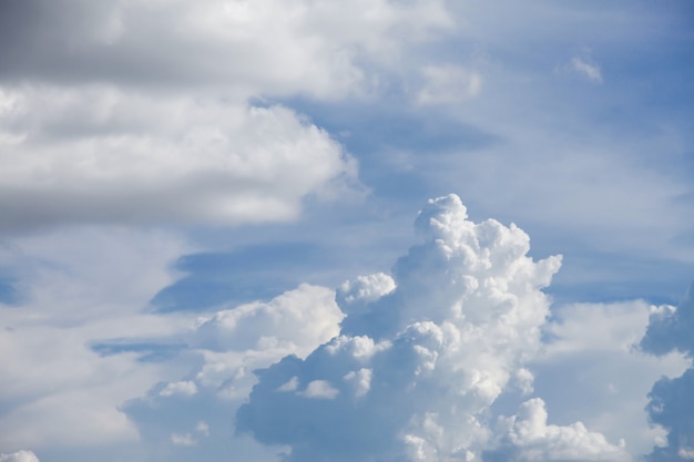 Nubes en el cielo.