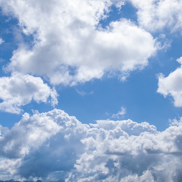 Nubes en el cielo