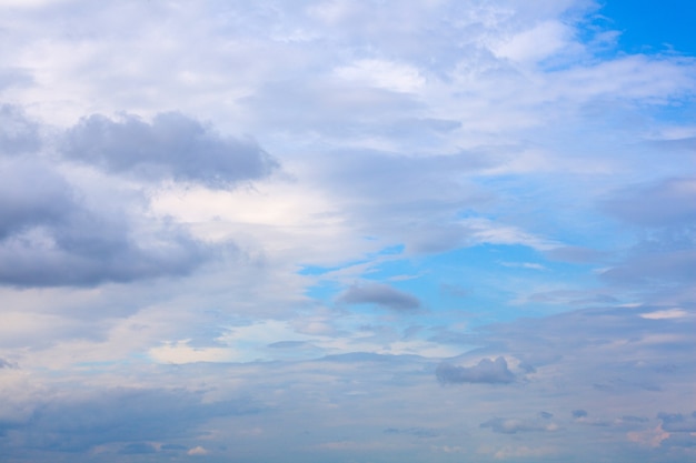 Nubes en el cielo