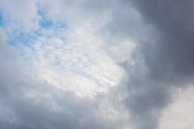 Nubes de color blanco encontradas en el cielo azul.