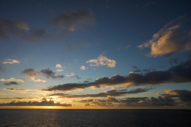 Nubes coloreadas