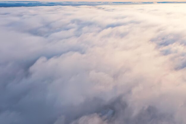 nubes drone ver atardecer abstracto aéreo