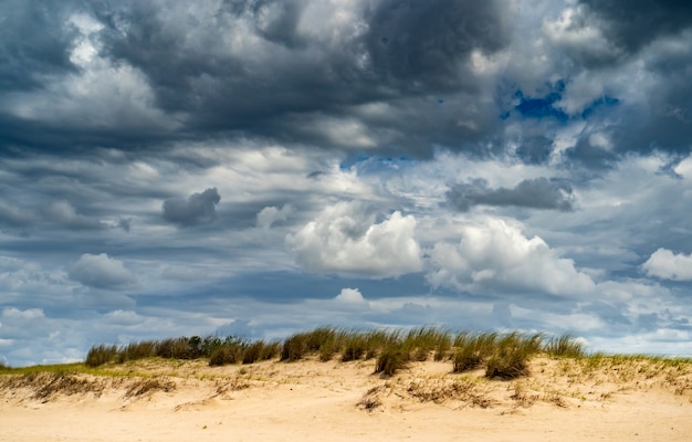 Foto nubes de dunas