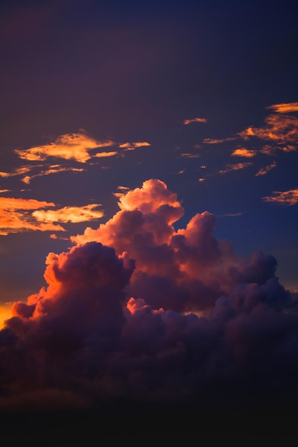 Foto las nubes están arriba por una razón