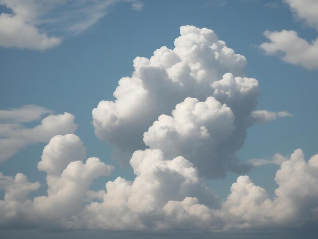 nubes hermosa imagen de primer plano generada por ai