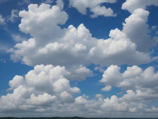 nubes hermosa imagen de primer plano generada por ai