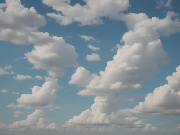 nubes hermosa imagen de primer plano generada por ai