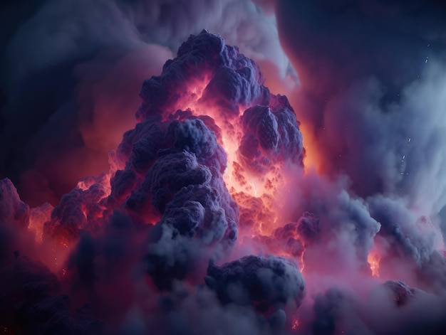 Nubes de lava ai generativo