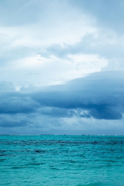 Nubes oscuras en el océano