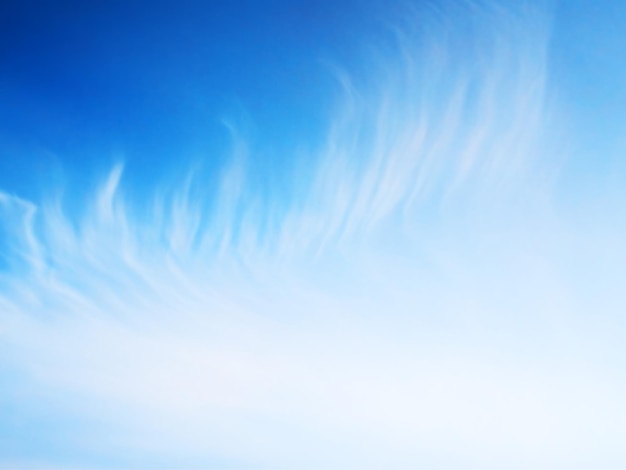 Nubes de plumas limpias durante el fondo de la luz del día