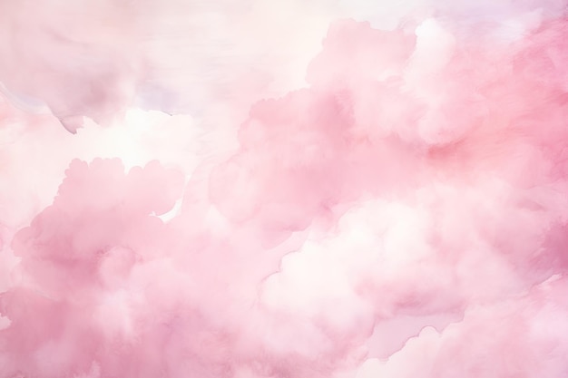 Foto nubes rosadas en el fondo del cielo tarjeta postal abstracta y de color pastel